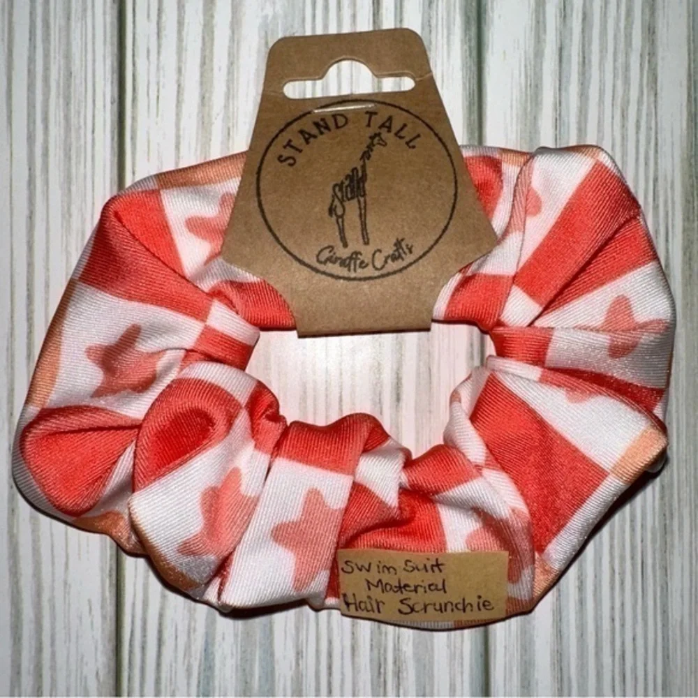 $7ea or 3/$15 swimsuit fabric hair scrunchie (quick drying) new
